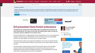 
                            9. DJI presenteert Osmo Pocket-actiecamera - Beeld en geluid ...