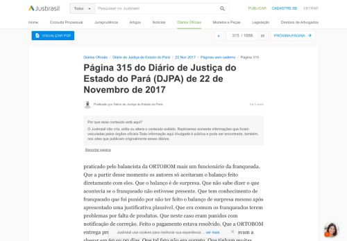 
                            13. DJPA 22/11/2017 - Pg. 315 | Diário de Justiça do Estado do Pará ...