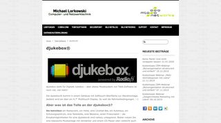 
                            11. djukebox® | mlo networks Michael Lorkowski