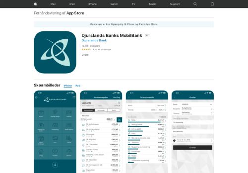 
                            12. Djurslands Banks MobilBank i App Store - iTunes - Apple