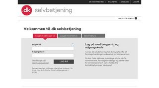 
                            1. DK Hostmaster Selvbetjening