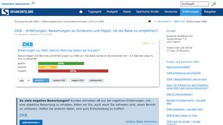 
                            11. DKB Erfahrungen (199 Berichte) - Bewertungen zum Girokonto