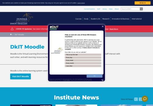 
                            9. DkIT Moodle / DkIT - Dundalk Institute of Technology