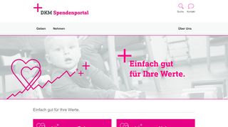 
                            6. DKM Spendenportal: Willkommen beim Spendenportal der DKM