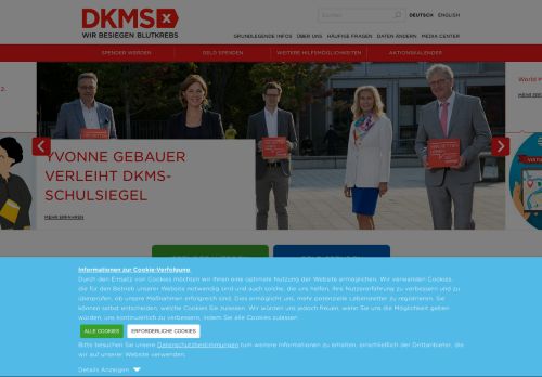 
                            3. DKMS – Wir besiegen Blutkrebs