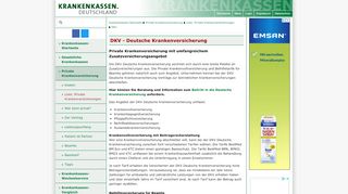 
                            2. DKV Deutsche Krankenversicherung - Krankenkassen.de