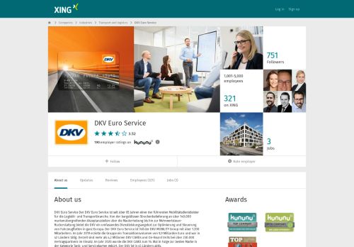 
                            10. DKV Euro Service als Arbeitgeber | XING Unternehmen