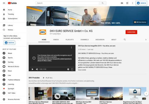 
                            9. DKV EURO SERVICE GmbH + Co. KG - YouTube