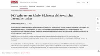 
                            11. DKV geht ersten Schritt Richtung elektronischer Gesundheitsakte ...