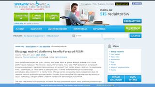 
                            6. Dlaczego wybrać platformę handlu Forex od FXGM