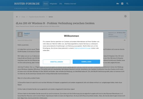 
                            6. dLAn 200 AV Wireless N - Problem Verbindung zwischen Geräten - auf ...