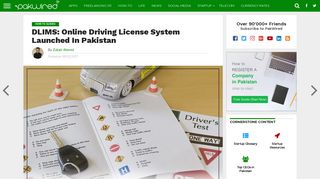 
                            12. DLIMS: Online Driving License System Launched In Pakistan - PakWired