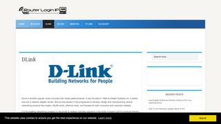 
                            8. DLink - Router Login IP - All about Routers