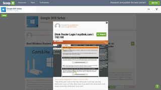 
                            9. Dlink Router Login | mydlink.com | 192.168 | Go... - Scoop.it