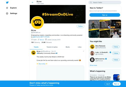 
                            6. DLive (@OfficialDLive) | Twitter