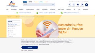 
                            6. dm Kunden WLAN | dm.de