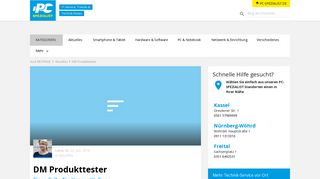 
                            6. DM Produkttester – fiese Falle für Kosmetik-Fans - PC-Spezialist