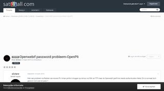 
                            12. [DM500HD] Openwebif password probleem-OpenPli - Dreambox - Sat4all ...