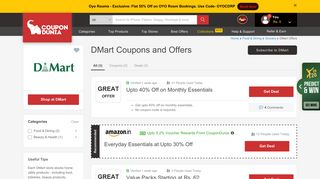 
                            6. DMart Coupons & Offers, February 2019 Promo Codes - CouponDunia