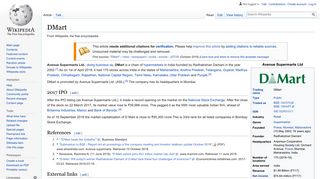 
                            10. DMart - Wikipedia