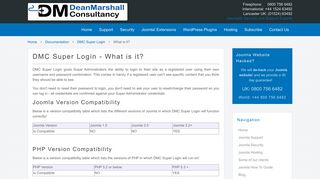 
                            7. DMC Super Login - What is it? - Joomla! Security and Support Experts