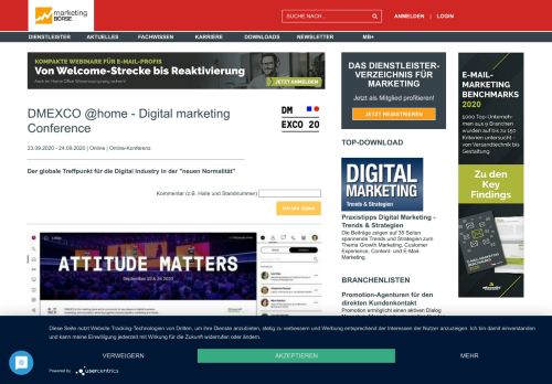 
                            4. DMEXCO - Digital marketing Expo & Conference - am 11. & 12 ...