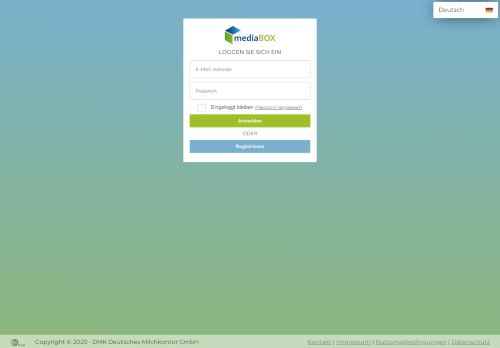 
                            5. DMK mediaBOX - Login