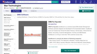 
                            10. DMS Software - DMS For Hyundai Distributor / Channel Partner from ...