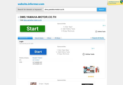 
                            10. dms.yamaha-motor.co.th at Website Informer. Login. Visit Dms ...