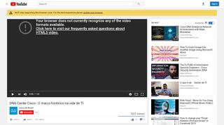 
                            8. DNA Center Cisco - O marco histórico na vida de TI - YouTube