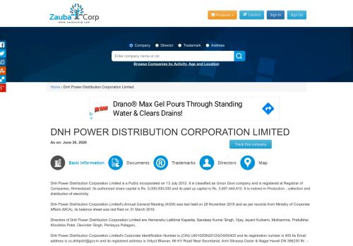 
                            7. DNH POWER DISTRIBUTION CORPORATION LIMITED - Company ...
