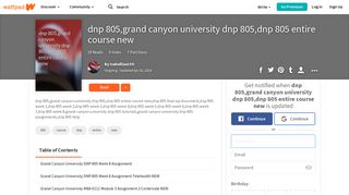 
                            9. dnp 805,grand canyon university dnp 805,dnp 805 entire course new ...