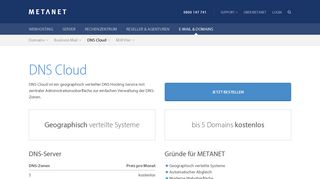 
                            7. DNS Cloud | METANET - Web. Mail. Server.