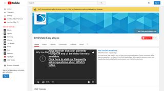 
                            5. DNS Made Easy Videos - YouTube