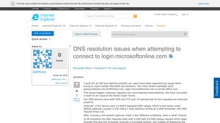 
                            12. DNS resolution issues when attempting to connect to login ...