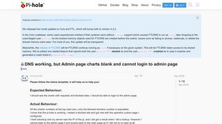 
                            8. DNS working, but Admin page charts blank and cannot login to admin ...