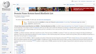 
                            9. DNSBL - Wikipedia