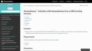 
                            7. dnsmadeeasy – Interface with dnsmadeeasy.com (a DNS hosting ...