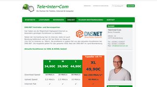 
                            7. DNS:NET Breitband-Internt ab 19,65 Euro hier bestellen und bis zu ...