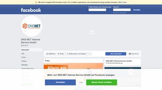 
                            11. DNS:NET Internet Service GmbH - Startseite | Facebook