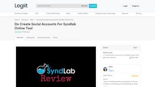 
                            4. Do Create Social Accounts For Syndlab Online Tool | Legiit