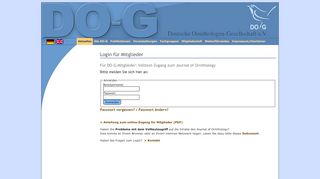 
                            1. DO-G: Mitglieder-Login