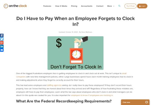 
                            12. Do I Have to Pay When an Employee Forgets to Clock In? | OnTheClock