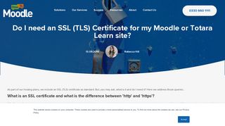 
                            8. Do I need an SSL (TLS) Certificate for my Moodle or Totara Learn site?