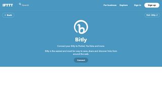 
                            9. Do more with bitly - IFTTT