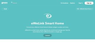 
                            4. Do more with eWeLink Smart Home - IFTTT