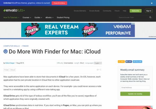 
                            1. Do More With Finder for Mac: iCloud - Computer Skills - ...