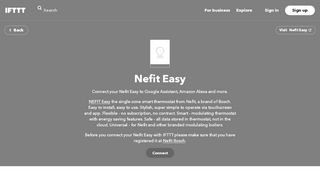 
                            7. Do more with Nefit Easy - IFTTT