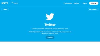 
                            12. Do more with Twitter - IFTTT