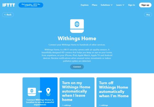
                            4. Do more with Withings Home - IFTTT